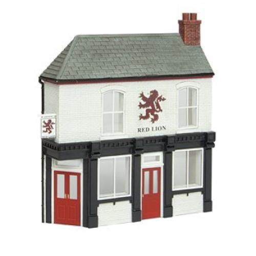 44-0201 Bachmann Low Relief Corner Pub, The Red Lion