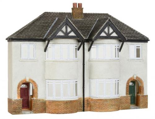 44-0206 Scenecraft  OO Low Relief 1930s Semi Detached Houses