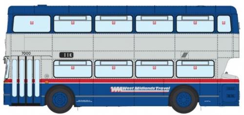 901016 Rapido West Midlands Fleetline #7000 - WMT Blue/Silver
