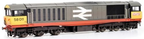E84005 EFE Rail Class 58 58011 BR Railfreight (Red Stripe) W