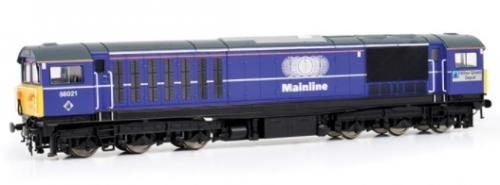 E84007 EFE Rail Class 58 58021 Hither Green Depot Mainline Blue