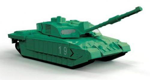 J6022 Airfix QUICKBUILD Challenger Tank Green