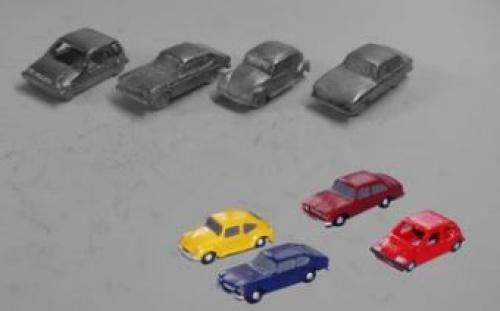 Unpainted Cars - Capri/Cortina/Beetle