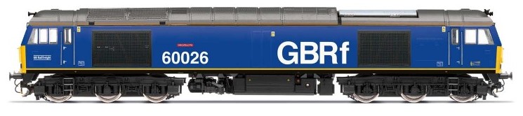 R30026 Hornby GBRF, Class 60, Co-Co, 60026 - Era 11