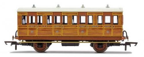 R40057 Hornby GNR, 4 Wheel Coach, 1st Class, 1534 - Era 2