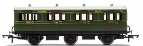 R40085 Hornby SR, 6 Wheel Coach, 1st Class, 7514 - Era 3