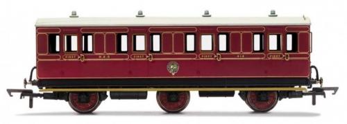 R40089 Hornby NBR, 6 Wheel Coach, 1st Class, 414 - Era 2