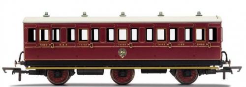 R40090 Hornby NBR, 6 Wheel Coach, 3rd Class, 1169 - Era 2