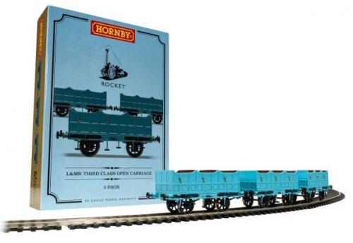 R40102 Hornby L&MR, Open Carriage Pack - Era 1