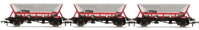 R60063 Hornby HAA Hopper Wagons, Three Pack, BR Railfreight