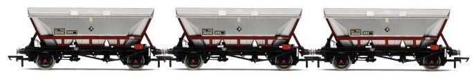 R60069 Hornby HFA Hopper Wagons, Three Pack, EWS - Era 9