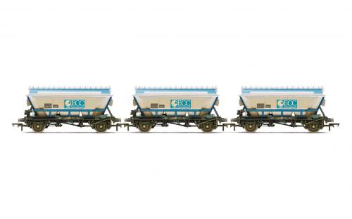 ECC, CDA Hoppers, weathered, three pack - Era 8