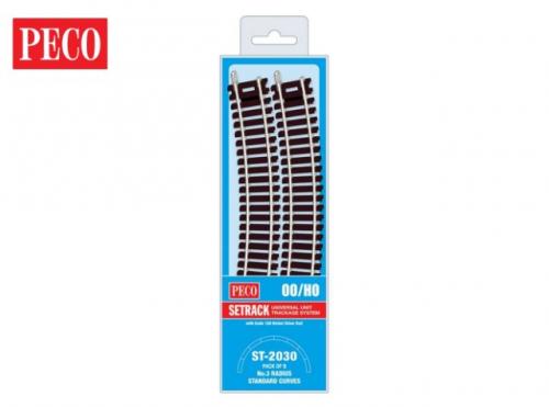 ST-2030 Peco Standard Curve No.3 radius 8 pack